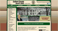 Desktop Screenshot of colbertsheriff.net
